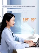 Masa Fanı - Buz Beyazı - 8000mAh - Sallanan Başlı - 2