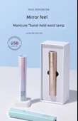 Taşınabilir El Tipi Oje Kurutma Lambası - Matcha Rengi + Braket - 7