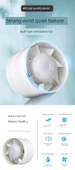 Küçük Delik Egzoz Fanı - 6 İnç 160PVC - 7