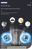 Otomatik Süpürge Robotu - Lacivert - Islak ve Kuru Temizlik - 11