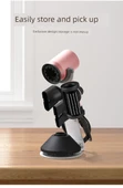 Dyson HD16 Masaüstü Deliksiz Saç Kurutma Makinesi Askısı - Günbatımı Pembe Toz - Yükseklik Artırımlı 5 Başlık - HD16/HD15/HD08 Uyumlu - 11
