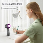 Taşınabilir Soğutucu Fan - Dyson Renk - 8000mAh - LED Ekran - 3