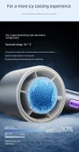Taşınabilir El Tipi USB Şarjlı Mini Fan - 10000mAh Dyson Mor Özel Versiyon - 10