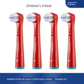 Bolanole B Pro4 Fırça Başlığı - Yumuşak Kıllı Çocuklar İçin - 4 Paket - 1