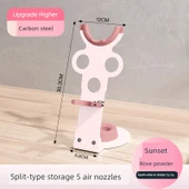 Dyson HD16 Masaüstü Deliksiz Saç Kurutma Makinesi Askısı - Günbatımı Pembe Toz - Yükseklik Artırımlı 5 Başlık - HD16/HD15/HD08 Uyumlu - 1
