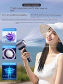 USB Şarjlı Taşınabilir Mini Fan - Dyson Mor, 6000m Standart - 4