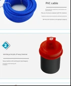 Su Damlası Float Anahtarı - 3 m Kablo - 11