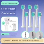 Elektrikli Diş Fırçası Başlığı - Mini Temizleme Tipi (6 Paket) - 1