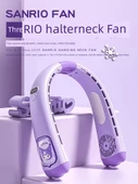 Halterneck Fan - Hello Kitty - 8000m Geliştirilmiş Versiyon - 10 Saat Pil Ömrü - 5. Vites - Buz Soğutma - 2