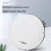 Mini Akıllı Temizlik Robotu - Siyah - 3'ü 1 Arada - 2
