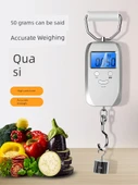 Qianqifang 50kg Elektronik Terazi - Lüks Gümüş - 3