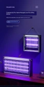 İç Mekan Sivrisinek Öldürücü Lamba - 220V Takılabilir - Üç Lamba - 8W - 30-70 m2 - 7