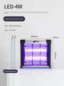 Elektrikli Şok Sivrisinek Öldürücü Lamba - LED-4W Mor Işık +2 Orijinal Işık Çubukları - 1