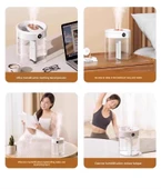 2L Büyük Kapasiteli Çift Sprey USB Nemlendirici - Cornus Officinalis Tozu - Amiral Gemisi - 12