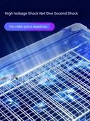 Elektrikli Şok Sivrisinek Öldürücü Lamba - LED-6W Mor Işık +2 Orijinal Işık Çubukları - 2