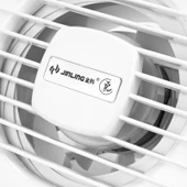 8 İnç Düz Sıra İki Çekme İp Anahtarlı Egzoz Fanı - 80cm Kablo + Cam Yapıştırıcı - 4