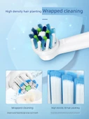 Elektrikli Diş Fırçası Başlığı - 8 Adet Çocuklar için (2 Kutu) - 4