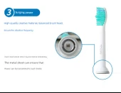 Elektrikli Diş Fırçası Başlığı - Mini Clean - 8 Adet - 9