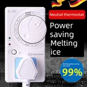 Dijital Ekranlı Buzdolabı Termostatı - Akıllı Termostat, Dört Mevsim Tek Tuş Ayarı, 2 Paket Otomatik Buz Çözme + Enerji Tasarrufu - 2