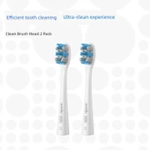 Elektrikli Diş Fırçası Başlığı Yedek Seti - Temiz 2'li Paket - 12