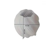 Silikon Mum 3D Büyük Boy Dönen Sütun Geometrik Dalgalı Sabun Beton Ve Taş Tozu Kalıbı - 2