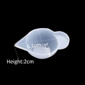 Epoksi Reçine Silikon Beaker Döküm Karıştırma Kabı Uçlu 10 ML - 2