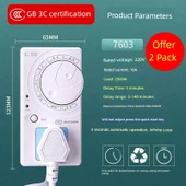 Dijital Ekranlı Buzdolabı Termostatı - Akıllı Termostat, Dört Mevsim Tek Tuş Ayarı, 2 Paket Otomatik Buz Çözme + Enerji Tasarrufu - 1