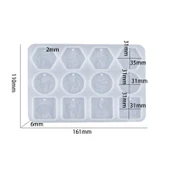 Epoksi Silikon Kalıp 12 Farklı Hayvan Kolye Küpe Kalıbı - 5