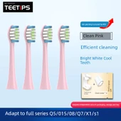 Diş Fırçası Başlığı - Derin Temizleme Pembe (4 Paket) - 1