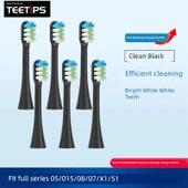 Diş Fırçası Başlığı - Temiz Siyah (6 Paket) - 1