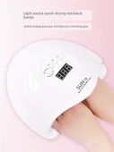 80W LED Tırnak Lambası - Çıkarılabilir Astar + Güçlendirici Yapıştırıcı + Sertleştirilmiş Mühür Katmanı - 4