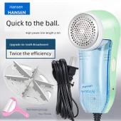 Elektrikli Kumaş Lint Temizleyici - Altı Dişli Kılıç +5 Kesici Başlık + Yapışkan Tüy + Bıçak Ağı - 2