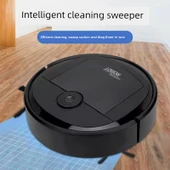 Otomatik Süpürme Mop Zemin Temizleme Robotu - Beyaz - 2