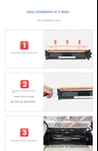 CRG-047 Standart Toner Kartuşu - Chipli + 2 Yedek Toz - 5600 Sayfa Verim - 12