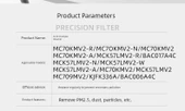 Hava Temizleme Filtresi - 5 Adet - Daikin MC70KMV2 MCK57LMV2 BAC00A4C Uyumlu - 8