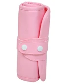 Yuga Suni Deri 36 Gözlü Rulo Kalemlik Pembe - 3