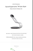 Dyson Saç Kurutma Makinesi Askısı - Donuk Siyah - 3