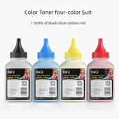 Renk Izgara Uyumlu Toner CF540A - 4 Renk Set (Siyah/Mavi/Sarı/Magenta) - 1