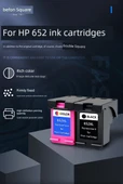 HP 652XL Siyah Mürekkep Kartuşu - 4