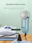 Elektrikli Kumaş Lint Temizleyici - 6 Kesici Başlık - Yükseltilmiş Tak-Çalıştır Altı Bıçak +1 Yedek Kesici Başlık + Saç Yapıştırıcı + Kesici Ağı - 3