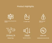 Denizaltı 3.5L İkili Sprey Sis Atmosfer Işığı Hava Nemlendirici - 9
