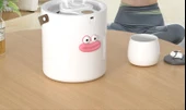 Üç Duyulu Nemlendirici - Yeşil - Büyük Kapasite - USB - Gece Lambası - 10