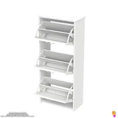 Modilayn WEST Asma Kapı Önü 52x116x26 cm’lik 3 Düşer Kapak 6 Göz Bölmeli Ayakkabılık thumbnail 6