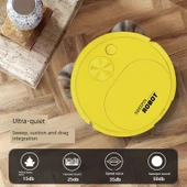 Otomatik Mini Süpürme Robotu - 8018 - Siyah - 2