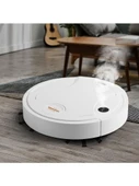 Otomatik Süpürme Robotu 23cm Siyah Dörtü Bir Arada Spreyli - 4
