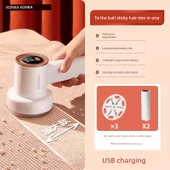 Elektrikli Lint Temizleyici - Platin Amiral Gemisi Büyük Ekran Uzun Dayanıklılık + 2 Yedek Kesici Başlık + Entegre Saç Yapıştırıcı - 1