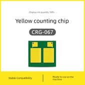 CRG-067 Sarı Toner Kartuşu Çipi [Yeni Mürekkep] Çin Versiyonu - 1