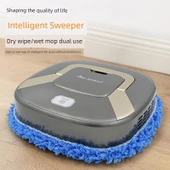 Tam Otomatik Akıllı Ev Mop Robotu - Soğuk Gümüş - 2
