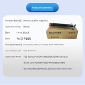 Fuji P105 P158 M205 M255 M158 Toner Kartuşu OPC Tambur Çekirdek - İthal Ana Renk - 3