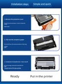Uyumlu Toner Kartuşu - Büyük Kapasite Toz Kartuşu 1 + 120 Gram Toner 1 Adet Takım - 4